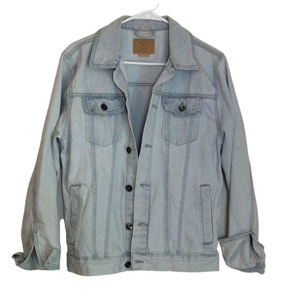 Cotton On 91 Women's Light Wash Denim Long Sleeeves Jacket Size S Sku 2973